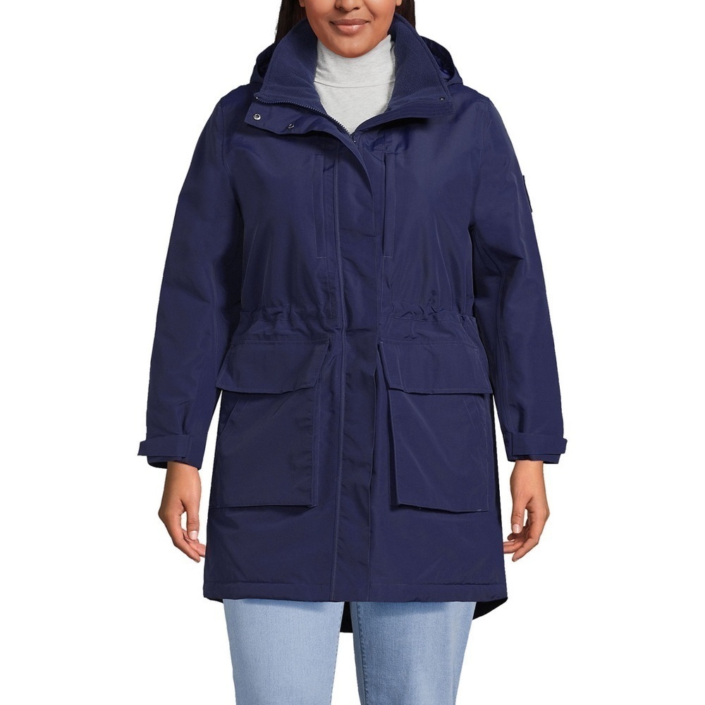 NWT LANDS END Women's Plus Size Squall Waterproof Insulated Winter Parka… - Picture 3 of 7